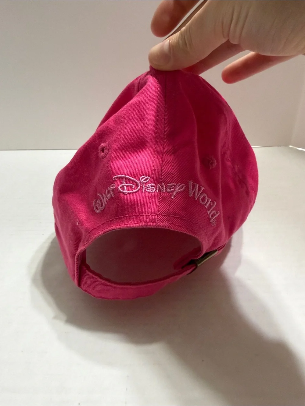 Disney Hot Pink Minnie Mouse Cap ‘Being This Adorable is a Full Time Job’